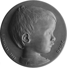 Bas Relief d'enfant d'après photos
