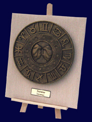 Disque Astrologique monté sur chevalet