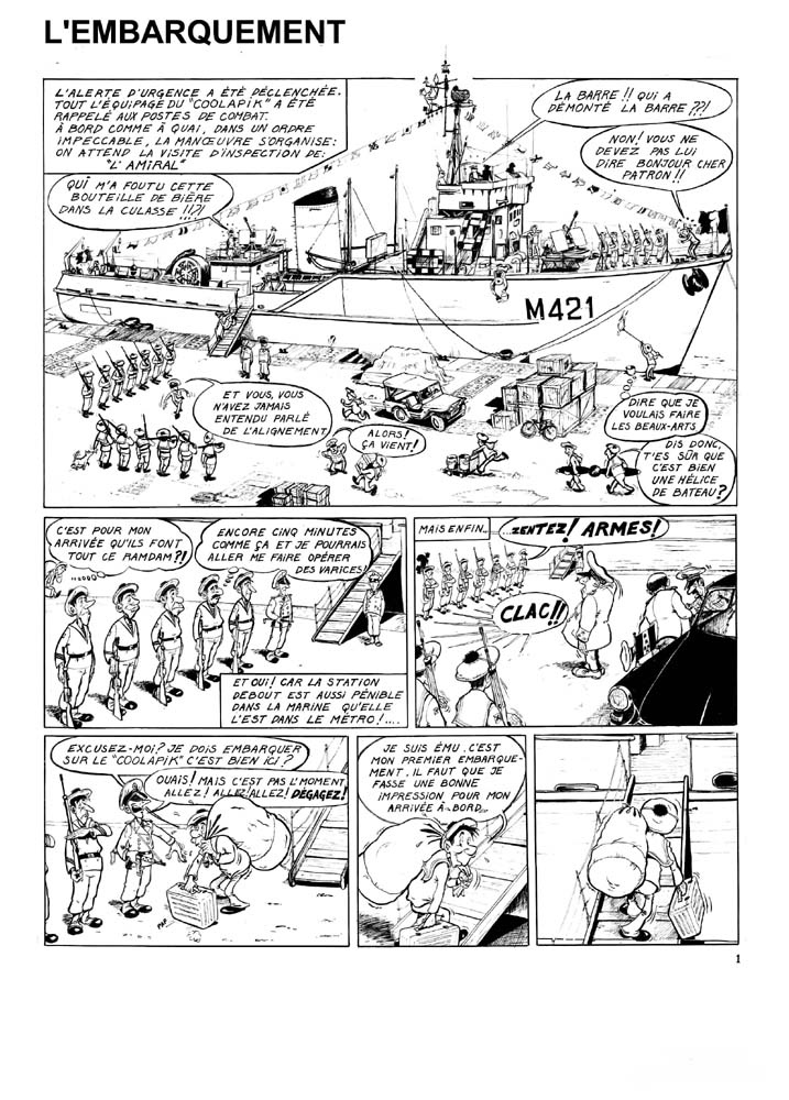 Marine Nationale  Dessin d'Humour BD