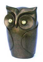 Statuette Hibou aspect Bronze