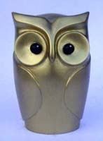 Figurine Hibou doré